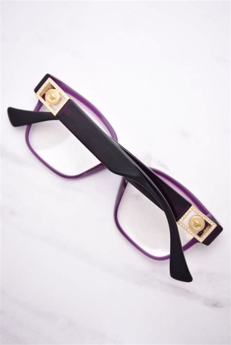 versace plum glasses|Versace™ VE3329B Square Eyeglasses .